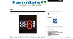 Desktop Screenshot of farmdalebaptist.com