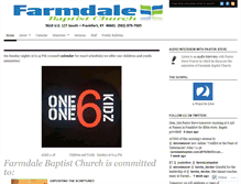 Tablet Screenshot of farmdalebaptist.com
